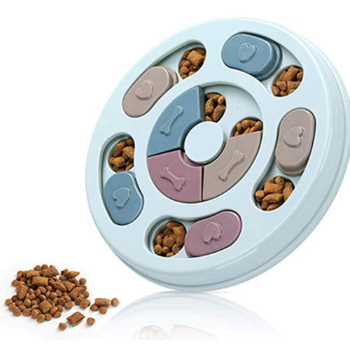 Amazon's new pet toys dog food turntable eating anti-choking tableware dog bowl supplies