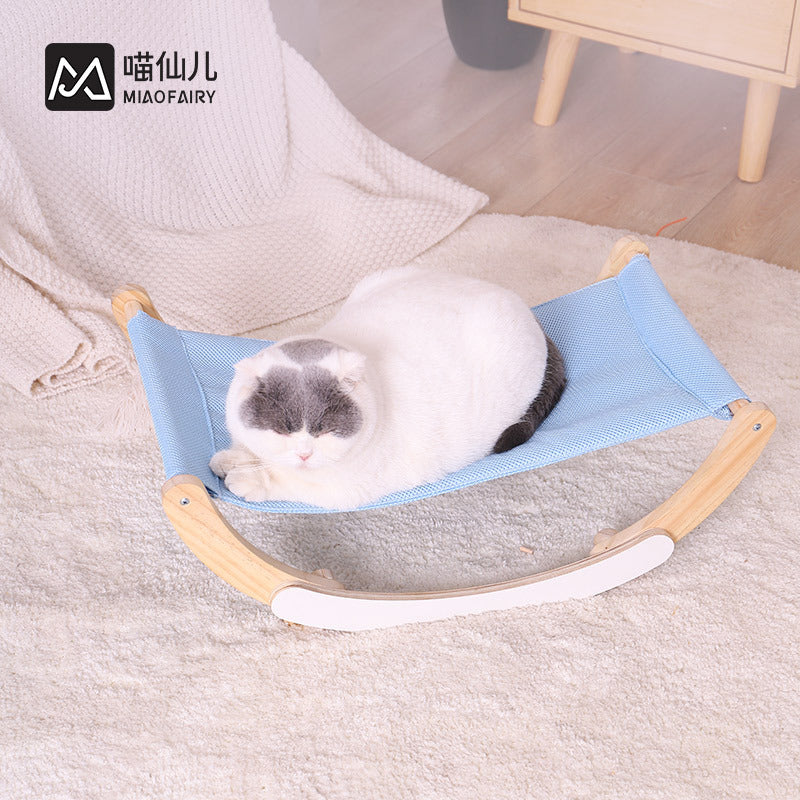Cat rocking bed, summer cat bed, cat toys, cat supplies, pet rocking chair, cat hammock