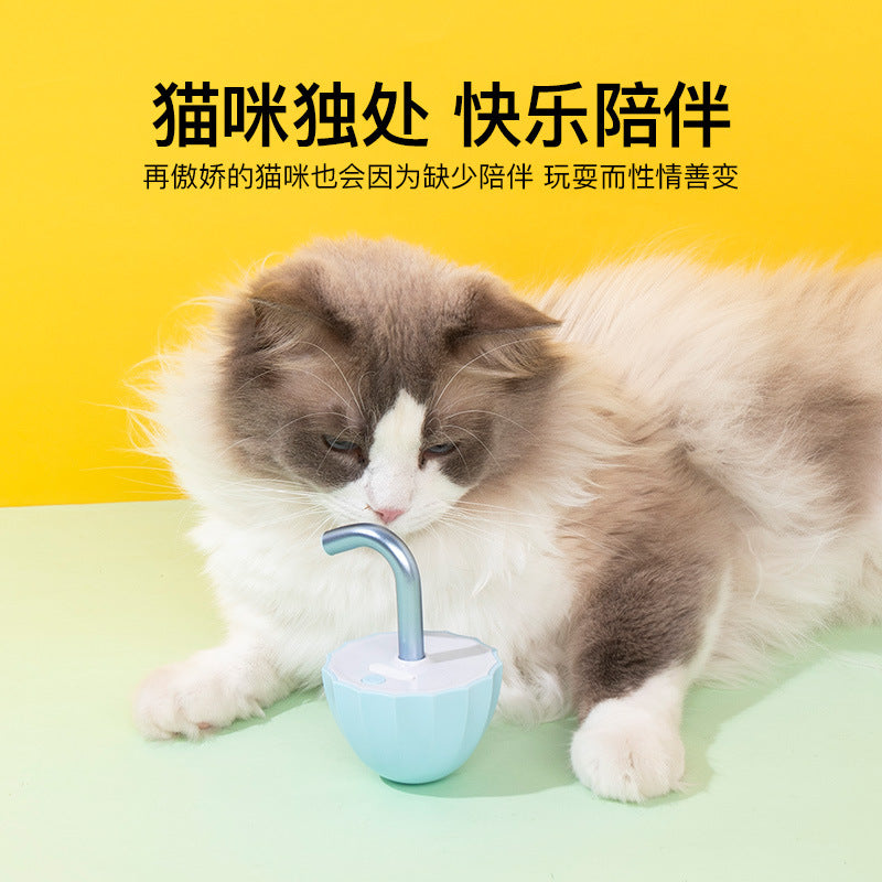 Cat Toys Intelligent Laser Pen Cat Teasing Stick Rotating Infrared Kitten Tumbler Self-Hiring Toys Wholesale