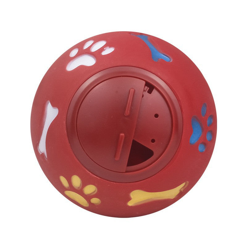 Pet toys chew dog food leaking ball size multi-color optional milk flavor rubber ball pet cat and dog toys 6