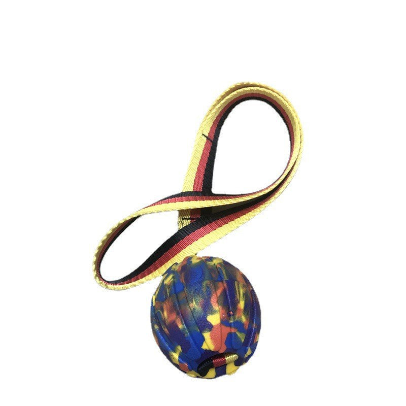 Pet toys and balls, new style rope single head ball training floating water resistant bite resistant pet supplies knotted ball