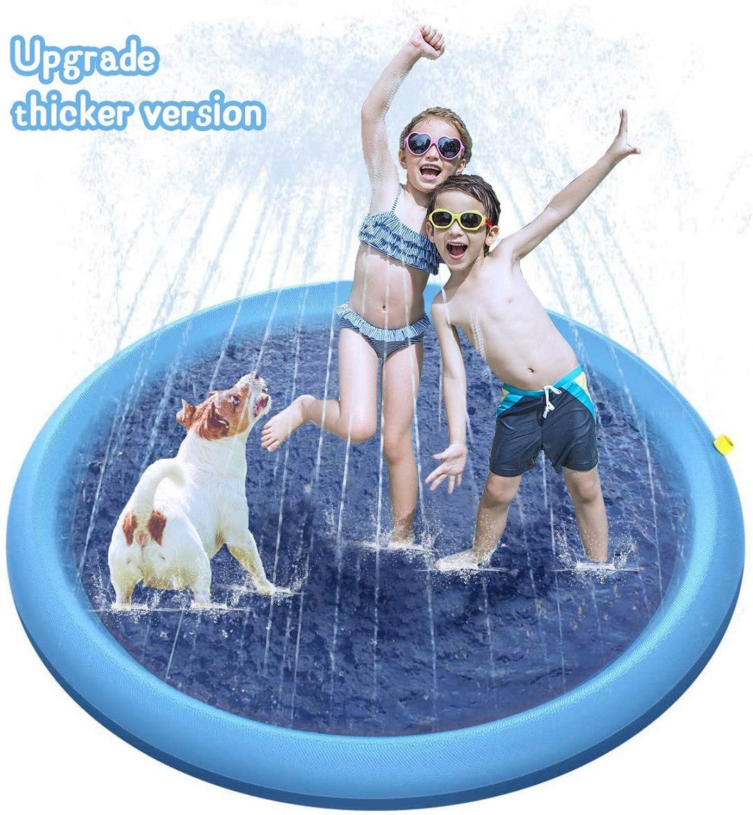 Thickened non-slip pet water spray mat children's play water toys sprinkler mat PVC pet water spray mat spot supply