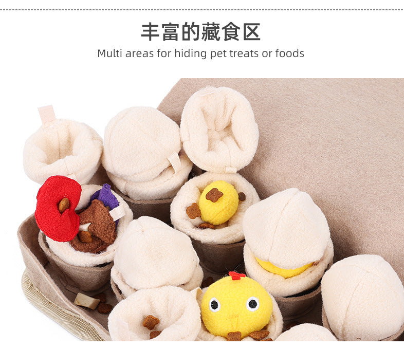 New Egg Blind Box Sniffing Pet Supplies Interactive Playing Pet Toys Hiding and Leaking Food Interactive Dog Toys