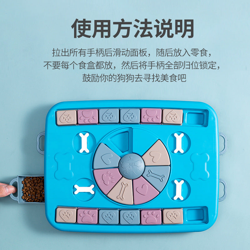 Pet supplies factory wholesale company new hot Amazon dog toys Yizhi slow leak feeder puzzle