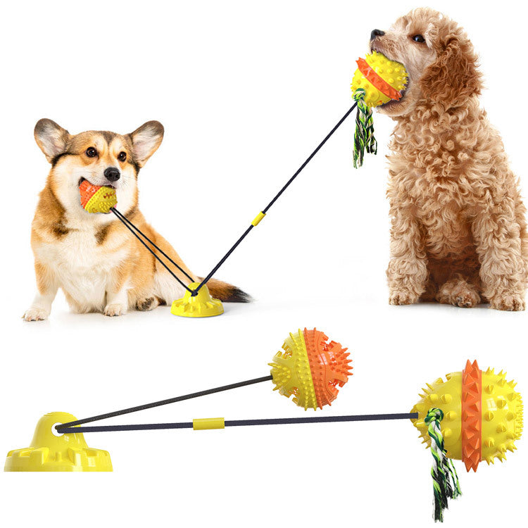 Pet supplies manufacturers Amazon food leaker dog chew ball strong suction cup cat and dog toys cat teaser