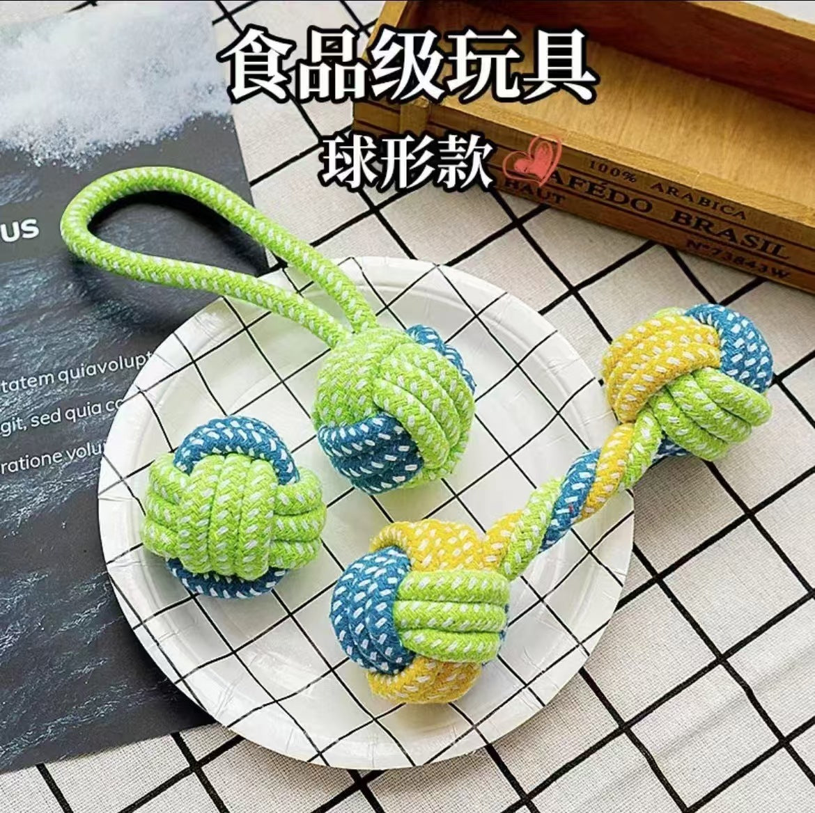 New dog toy chew rope strong and bite-resistant dog teething stick self-entertaining medium and large dog toys pet supplies