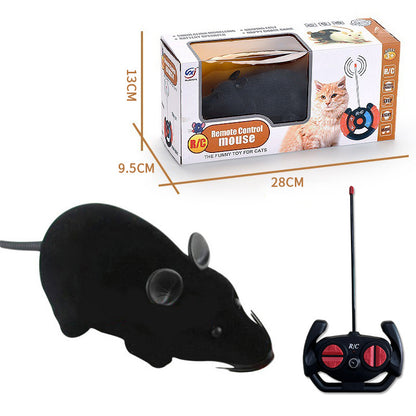 Cross-border four-way remote control simulation mouse, pet cat toys, tricky new and unique animal models, factory direct sales