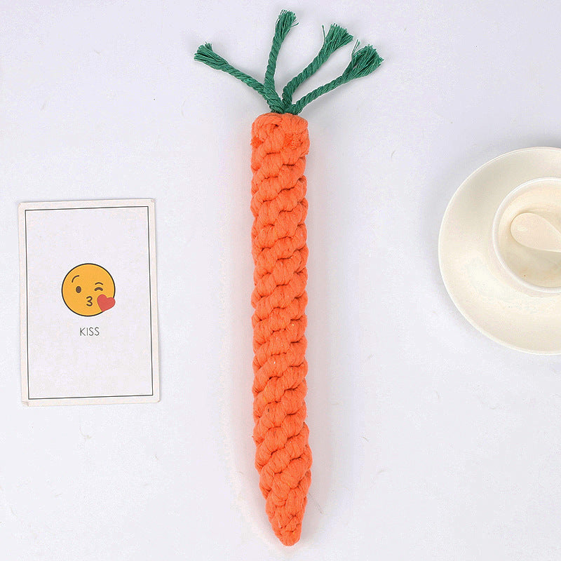 Amazon new pet toys dog cotton rope toys medium and large dog chew-resistant teething big dog toys wholesale