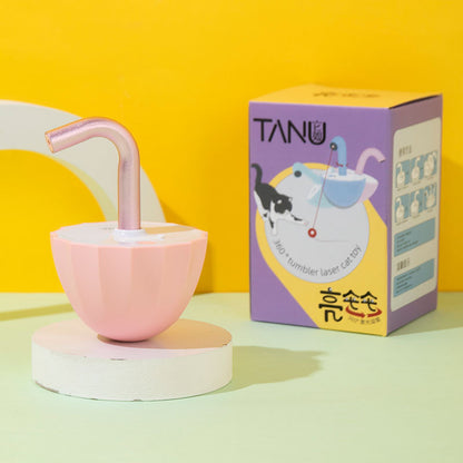 Cat Toys Intelligent Laser Pen Cat Teasing Stick Rotating Infrared Kitten Tumbler Self-Hiring Toys Wholesale