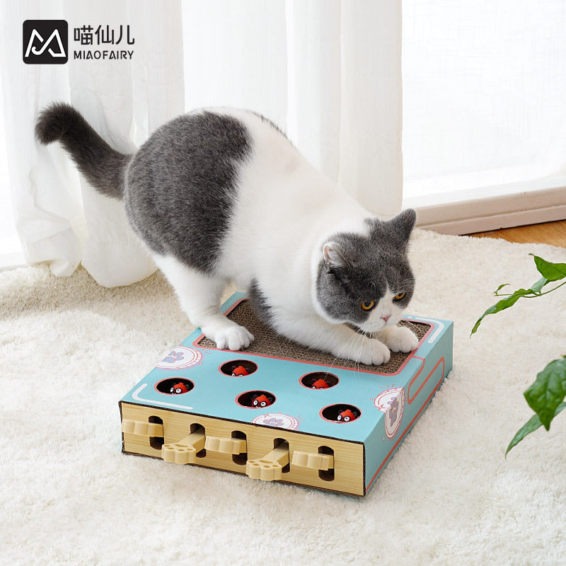 Wholesale cat toys, hamsters, corrugated cat scratching board, funny cat toys, multifunctional cat toys, pet supplies