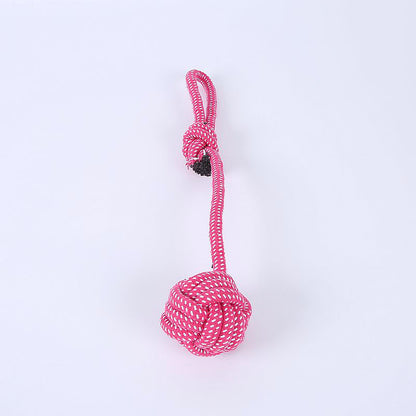 Amazon new pet toys dog cotton rope toys medium and large dog chew-resistant teething big dog toys wholesale