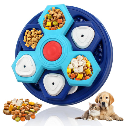 Amazon dog toys pet slow food bowl dog bowl training sound leaking food tray cat toys dog educational toys
