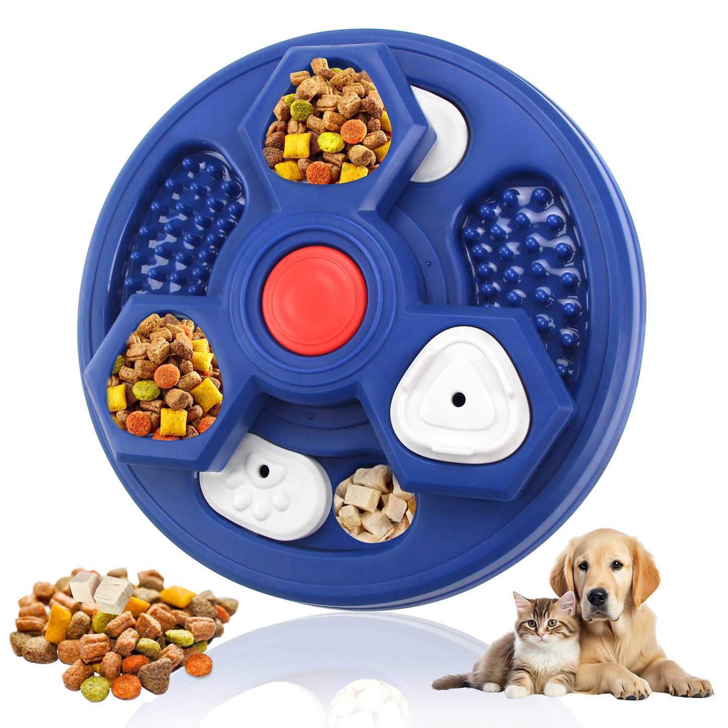 Amazon dog toys pet slow food bowl dog bowl training sound leaking food tray cat toys dog educational toys