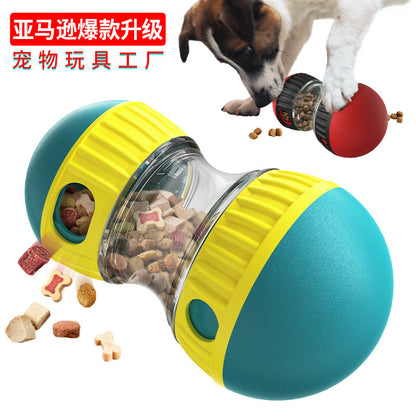 Bestselling pet product on Amazon, rolling feeding ball, slow feeding training dog toy, pet toys for export