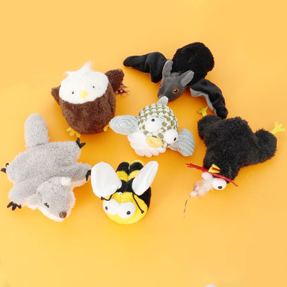 Cross-border pet toys cat plush intelligent simulation animal toys cat teaser cat self-entertainment artifact