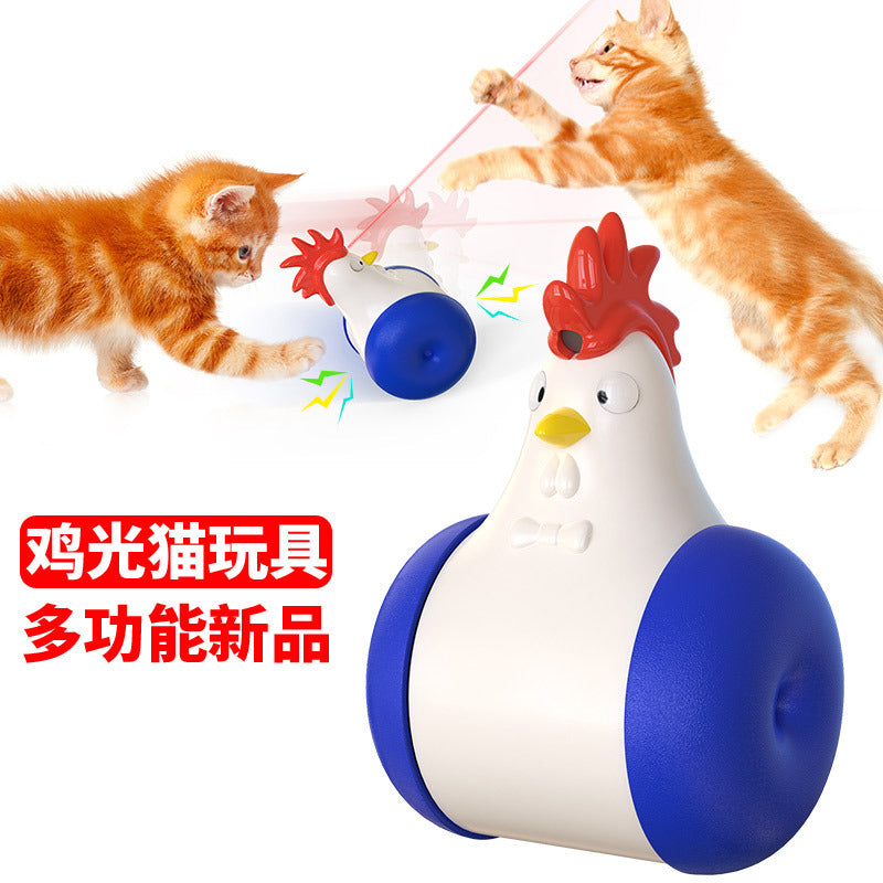 Amazon's new pet toys, laser chicken cat toys, entertainment self-hey interactive cat toys cross-border wholesale