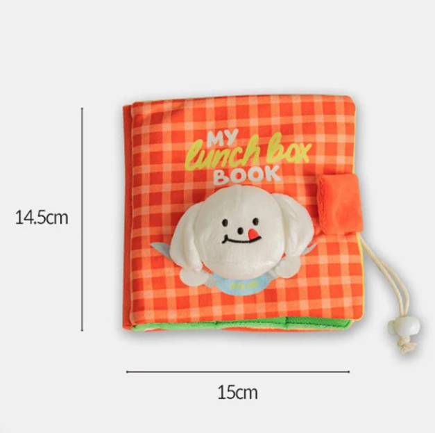 Ins Korean food leaking sniffing sound cute cloth book dog toys pet food hiding toys in stock Amazon